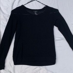 Forever 21 Black Long Sleeve Sweater
